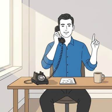 Kai preparing a home service call briefing